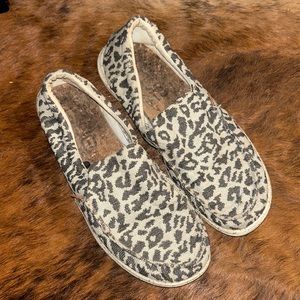 Women’s Cheetah Hey Dude Slip-On